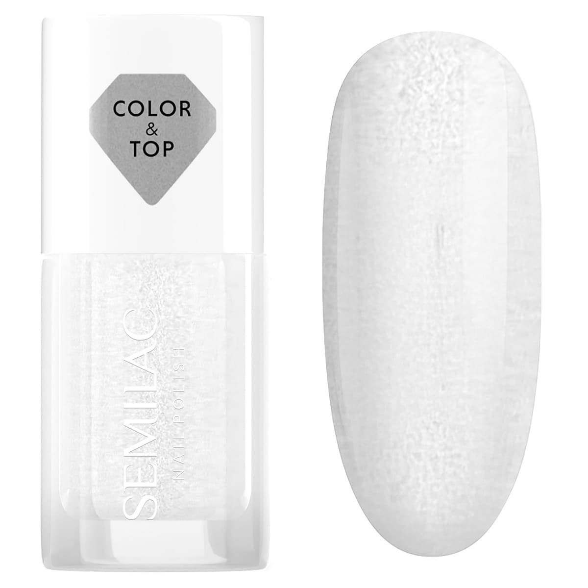 Color & Top top coat do lakierów klasycznych, Silver Blush