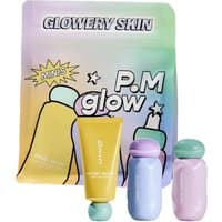 Minis P.m. glow - Trio Regenerujące Do Twarzy Na Noc - Pm glow - Mini Kit - Dla Kobiet