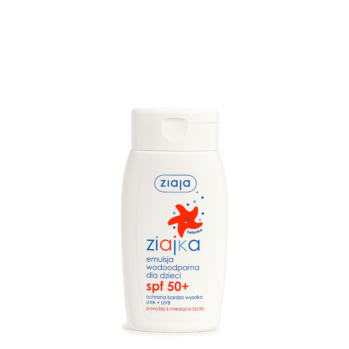 emulsja wodoodporna dla dzieci SPF 50+ ochrona bardzo wysoka UVA + UVB Ziaja