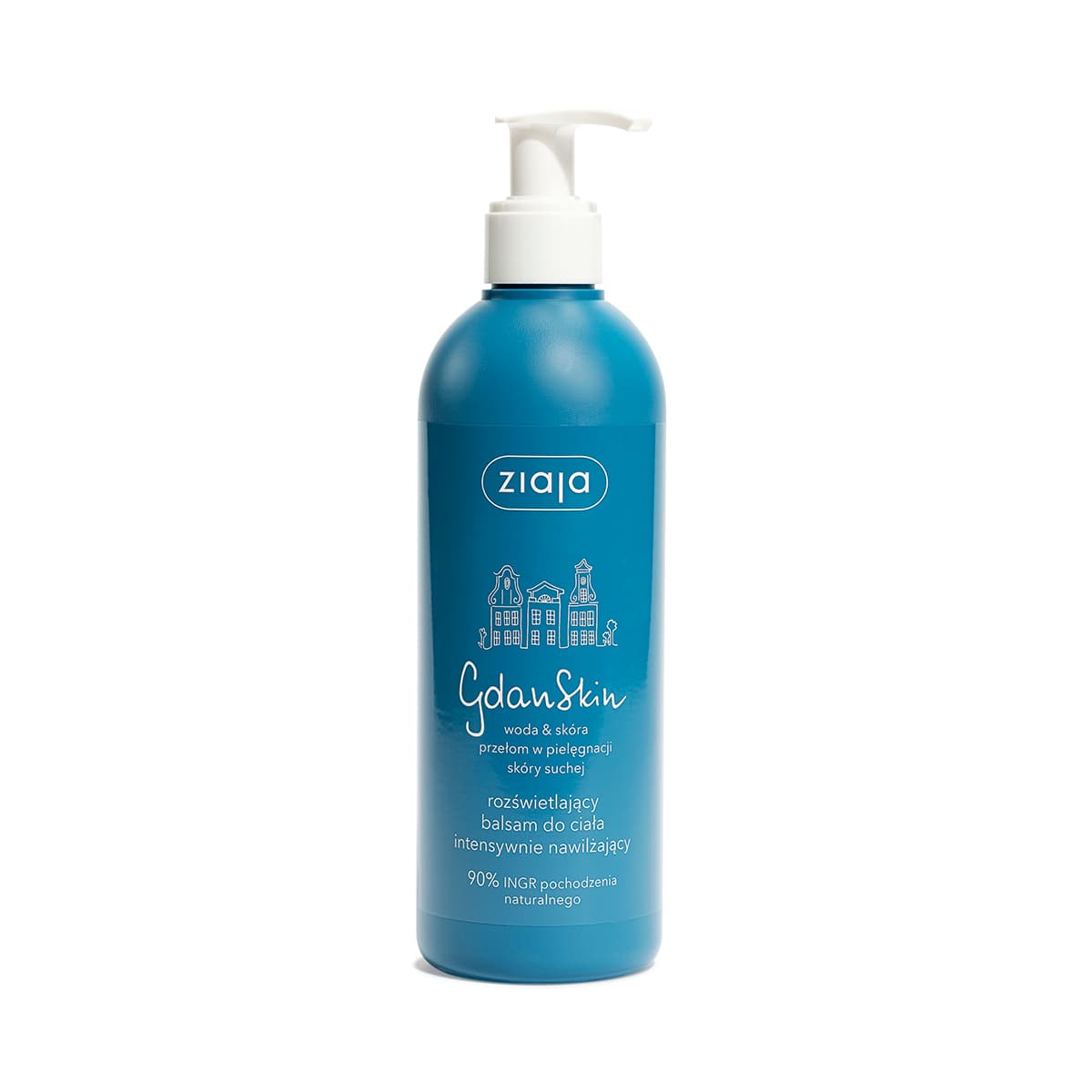 GdanSkin, woda&skóra, rozświetlający balsam do ciała, intensywnie nawilżający