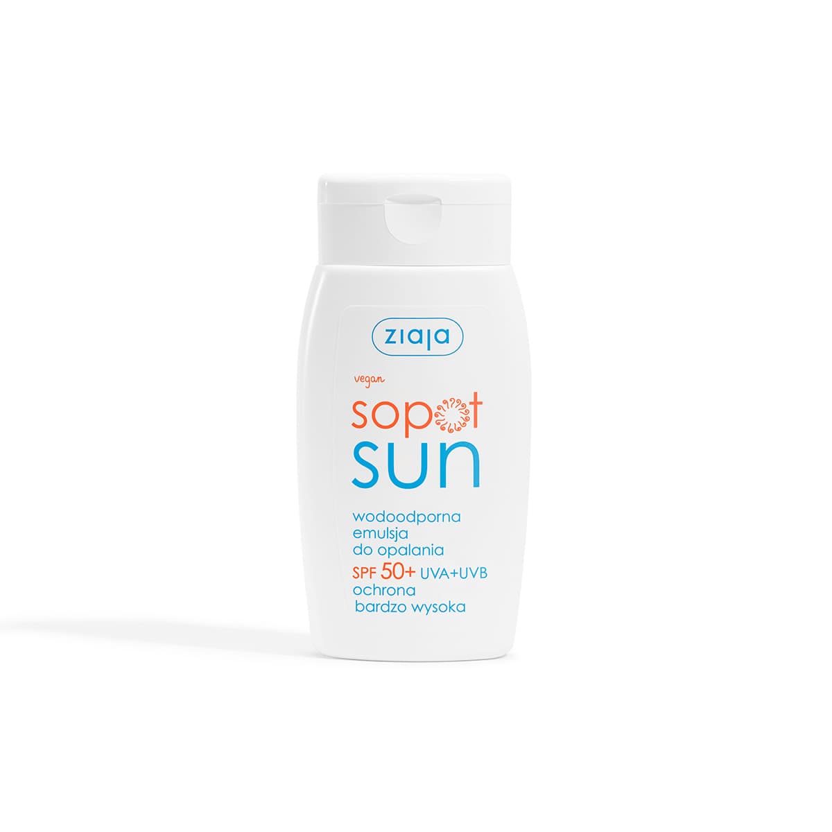 wodoodporna emulsja do opalania SPF 50+ UVA + UVB ochrona bardzo wysoka Ziaja