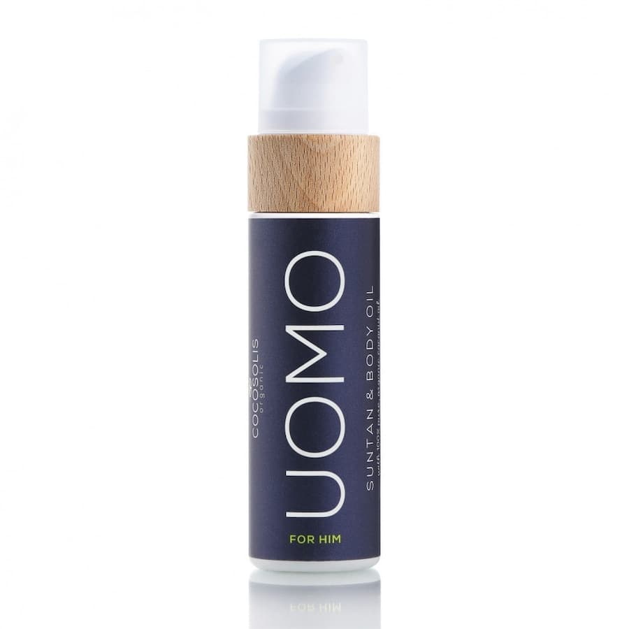 UOMO pielęgnacyjny olejek do opalania baz filtra ochronnego dla mężczyzn Black Coconut