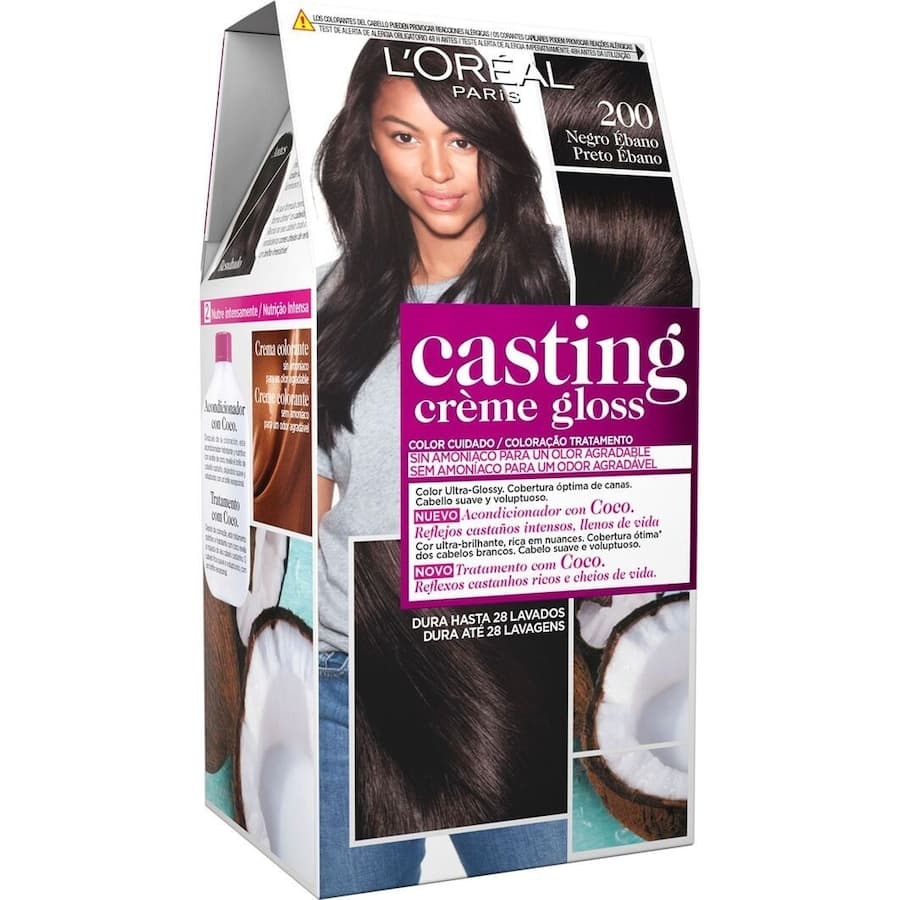 Paris Casting Crème Gloss koloryzacja 200 Hebanowa Czerń