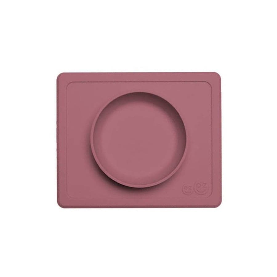 EZPZ Silikonowa miseczka z podkładką 2w1 Mini Bowl Mauve Akcesoria 1 ct