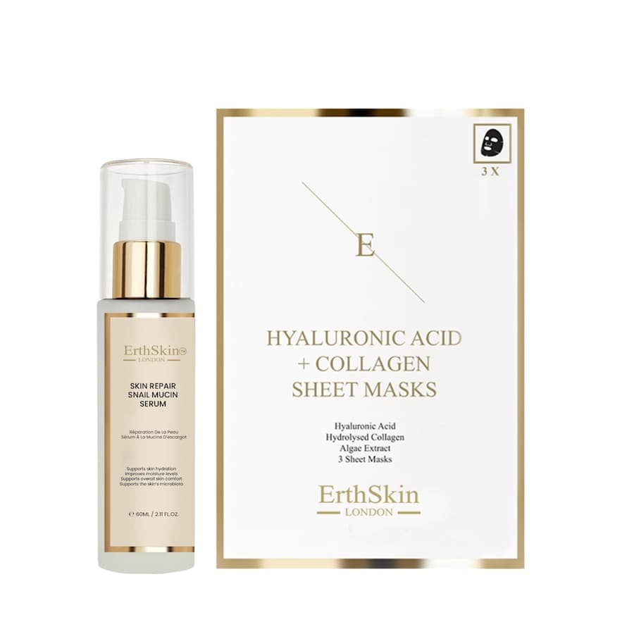 Zestaw Skin Repair Snail Serum + Collagen Mask Zestawy do pielęgnacji twarzy 1 ct