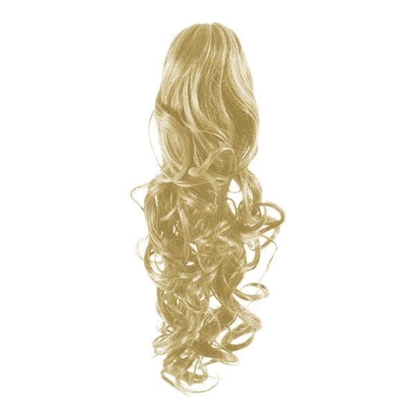 Przedłużenie włosów Clip In kucyk #613 Blond - Kręcone Klamry i spinki do włosów 1 ct