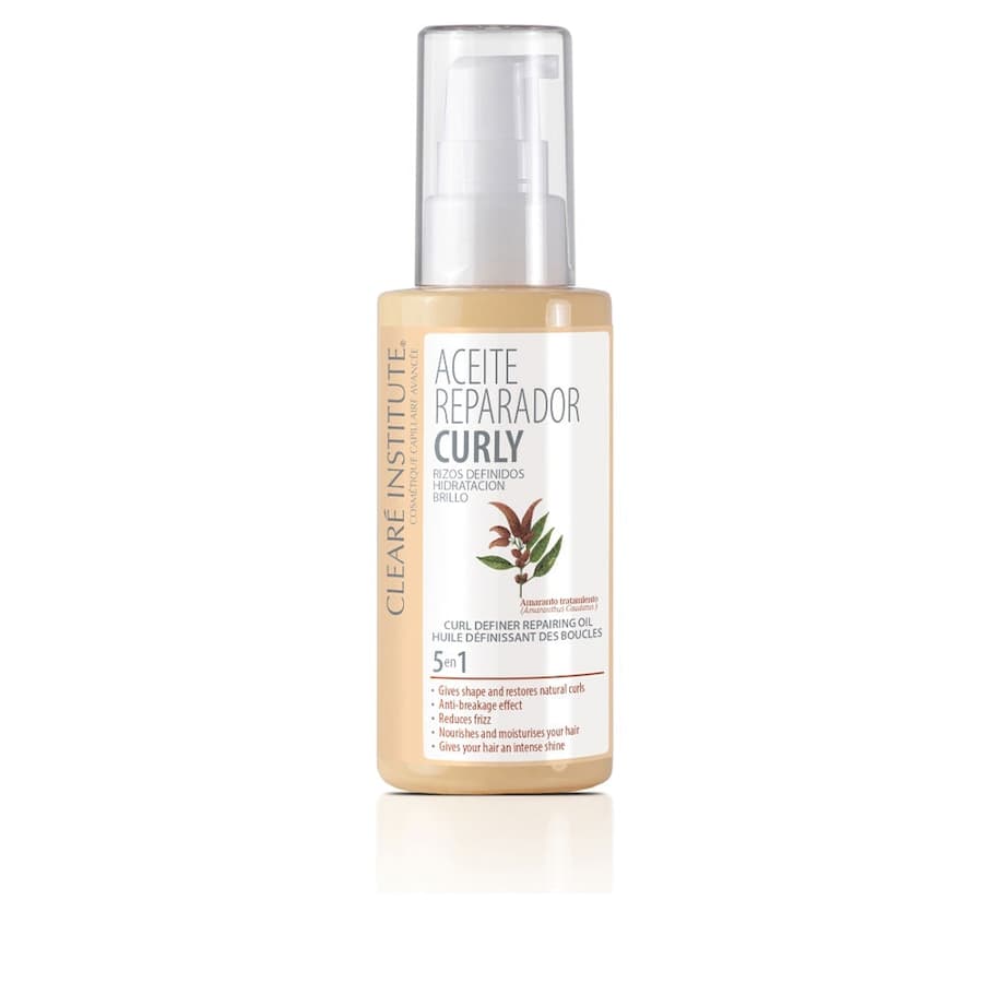 CURLY REPAIR OIL podkreśla loki, nawilża i nadaje połysk Olejki i serum do włosów