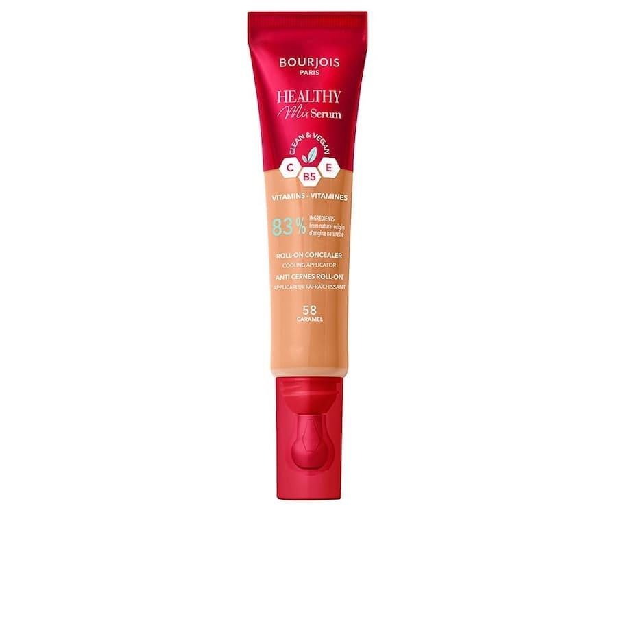 Bourjois Healthy Miw 1 kryjący korektor z serum pod oczy, wegańska formuła z witaminami Korektory