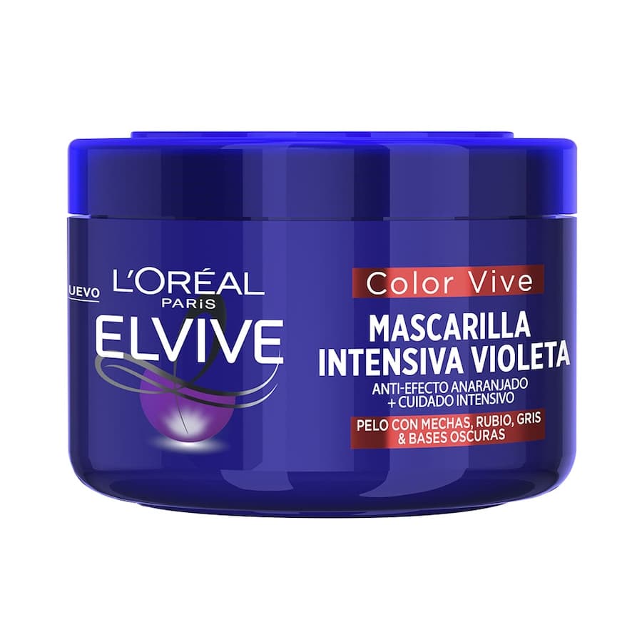 Paris Elseve Color Vive Purple fioletowa maska neutralizująca żółte i miedziane tony