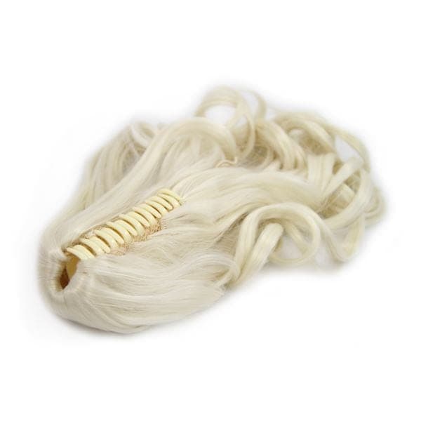 Fashiongirl Ponytail Kucyk na klamrze kręcony - jasny blond #60 (50 cm) Przedłużanie włosów 1 ct Nude Damski