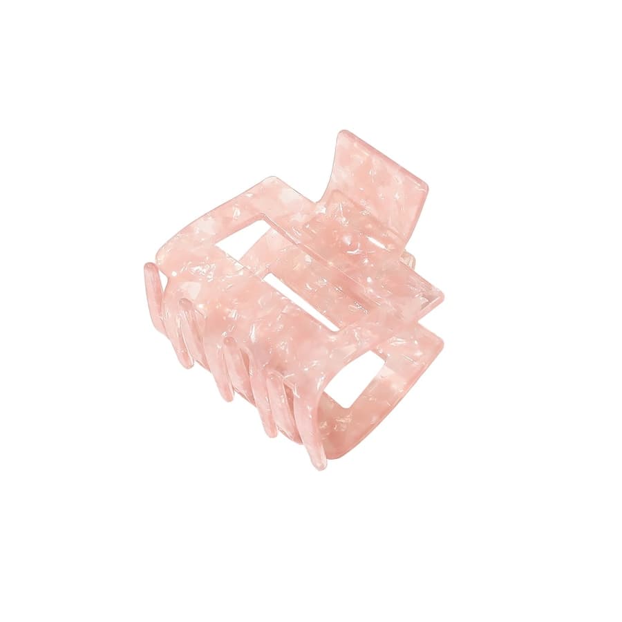 SOHO SOHO Ema Hair Clip Crepe Pink - Elegancka spinka do włosów na każdą okazję Klamry i spinki do włosów 1 ct Nude Damski