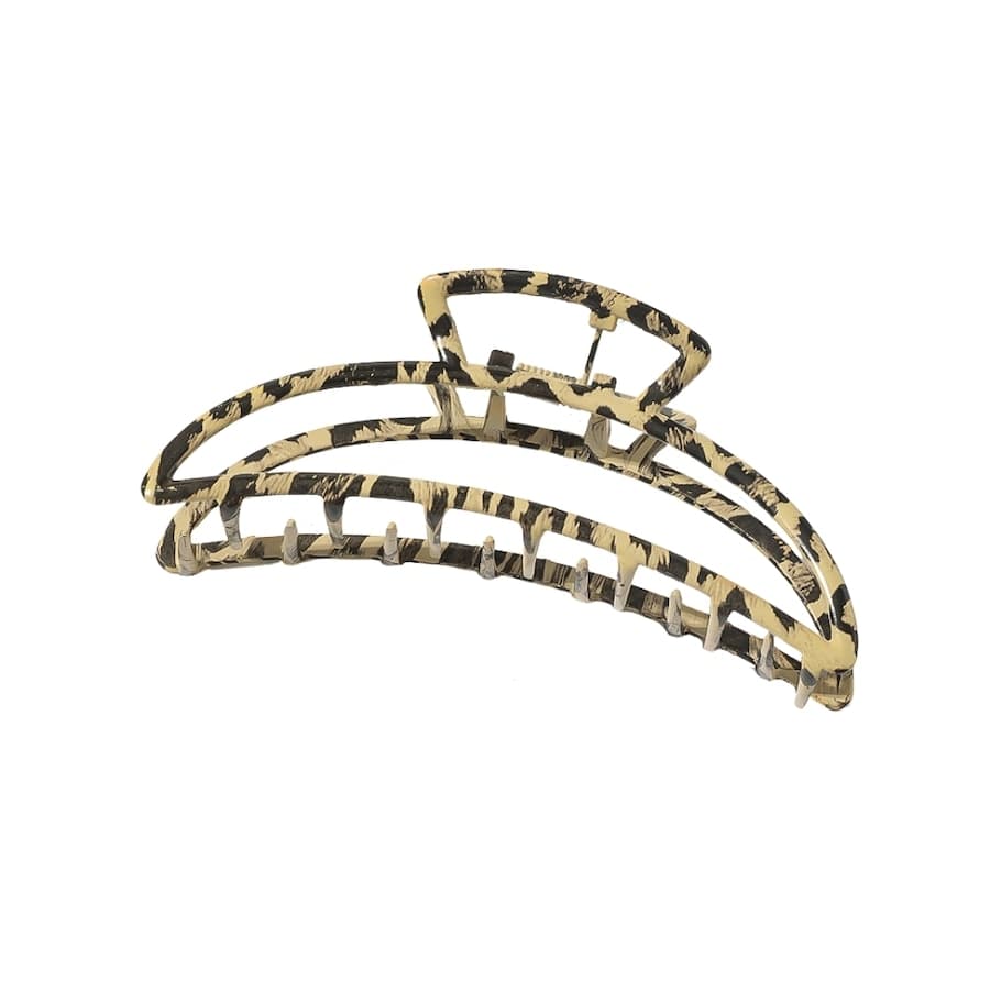 SOHO Leopard metalowa spinka klamra do włosów Klamry i spinki do włosów 1 ct Damski