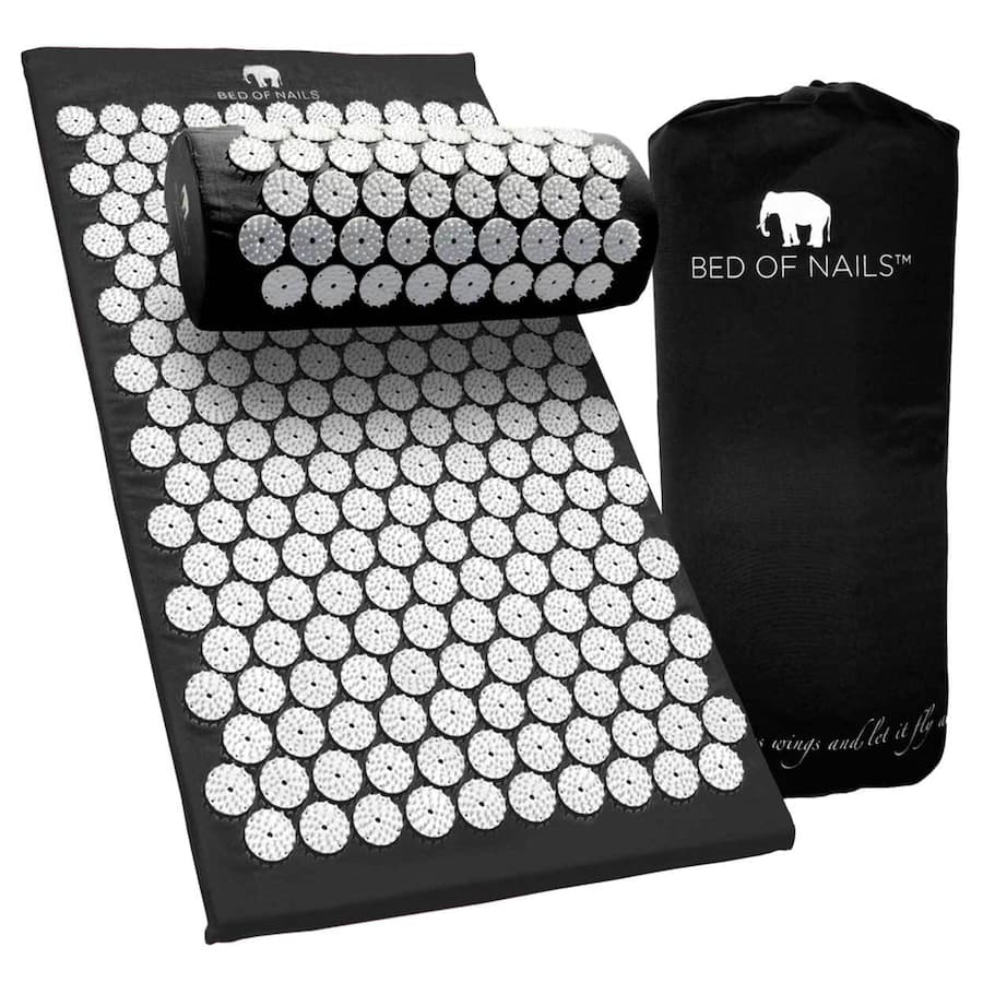 BON Set - Black Mat+Pillow Akcesoria do masażu 2 ct