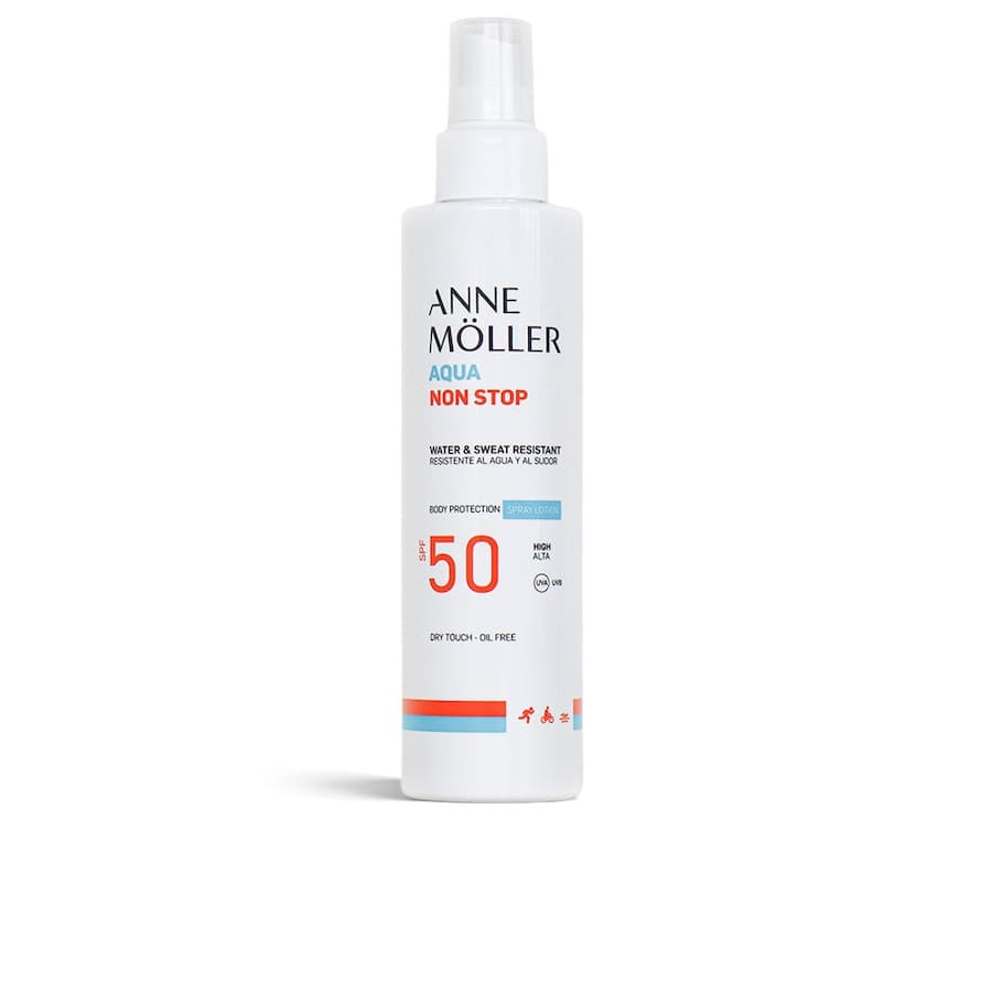 AQUA NON STOP spray odporny na wodę i pot SPF50+ Ochrona przeciwsłoneczna