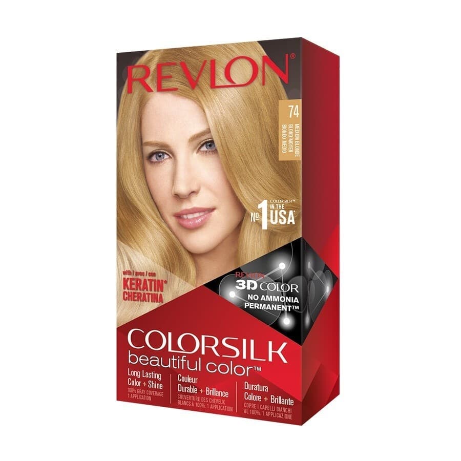 ColorSilk Beautiful Color Trwała koloryzacja Farby do włosów 1 ct Jasnobrązowy