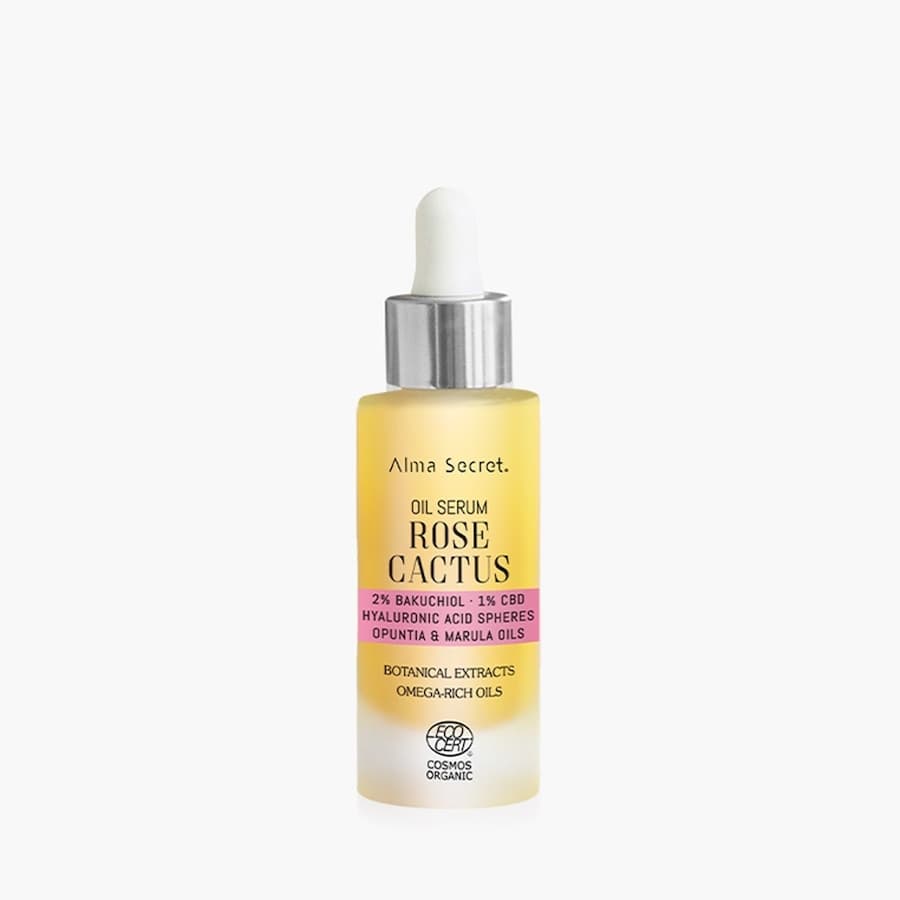 Rose Cactus – z 2% bakuchiolu, 1% CBD i kwasem hialuronowym Serum przeciwzmarszczkowe