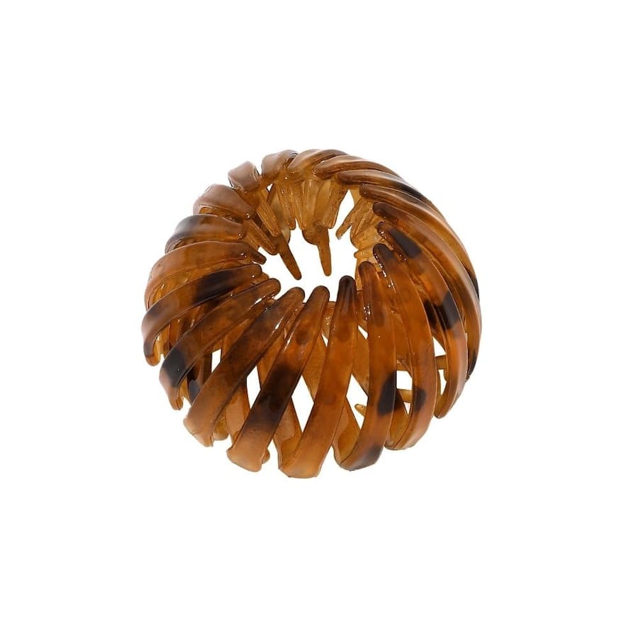 SOHO SOHO Pesca Ponytail Spiral - Tortoise Spiralna Ozdoba do Włosów Gumki do włosów 1 ct Brązowy Damski