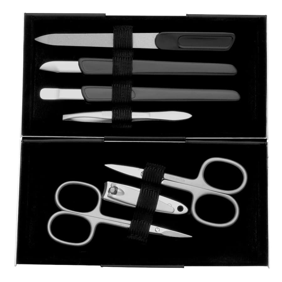 "Magic Box" Manicure Case, silver mat,. Kuferki do makijażu 1 ct