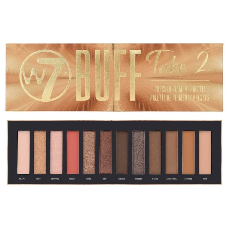 BUFF TAKE 2 paleta prasowanych pigmentów Cienie do powiek