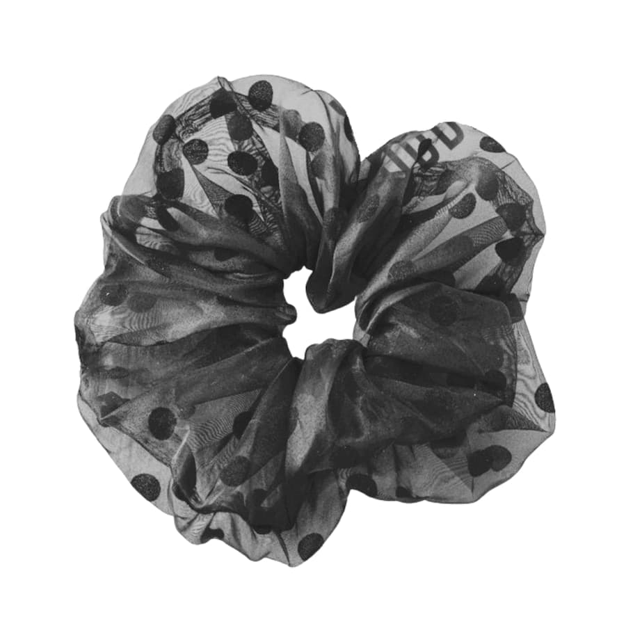 SOHO SOHO Suni gumka do włosów XL - zielona herbata Gumki do włosów 1 ct Czarny Damski