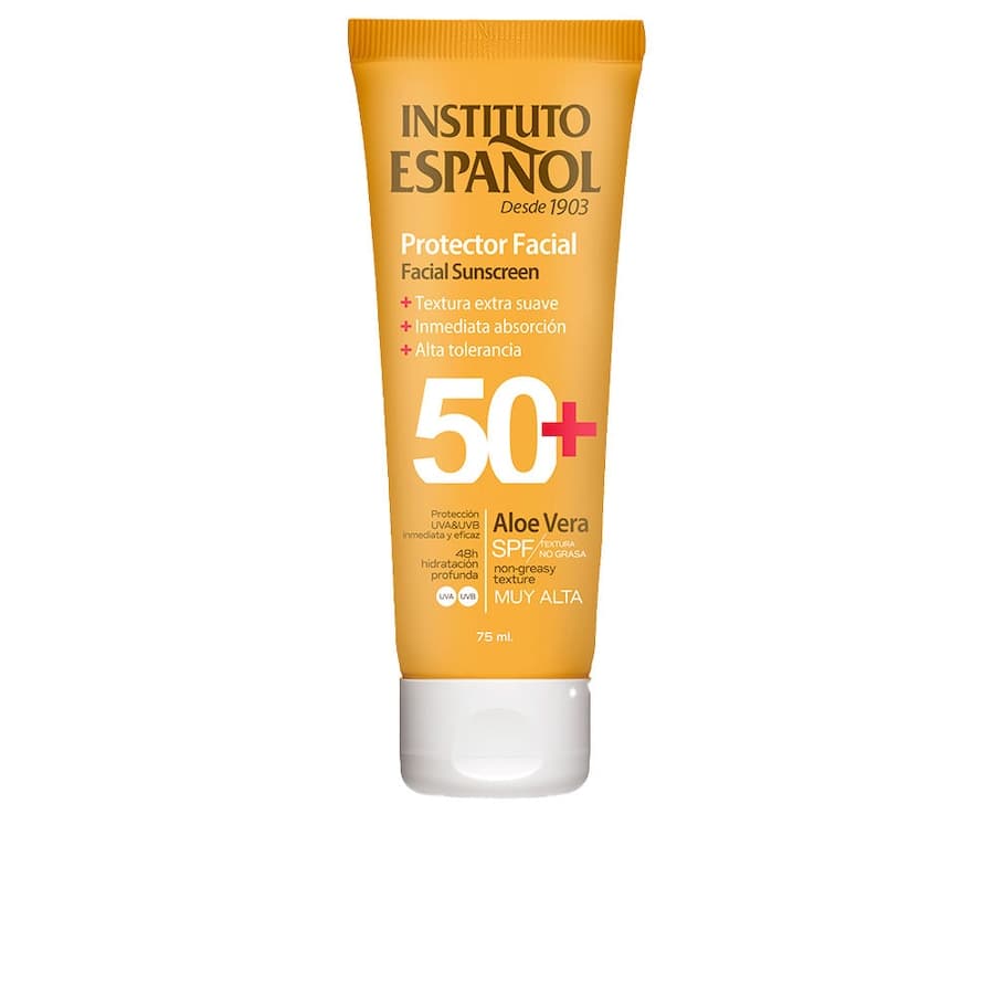 Krem do opalania twarzy z aloesem w tubce SPF 50+ Ochrona przeciwsłoneczna