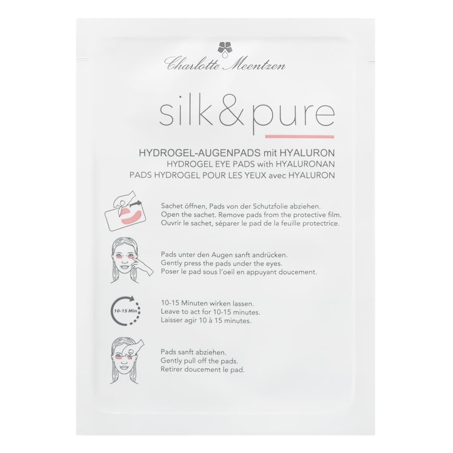 Silk & Pure Hydrożelowe płatki pod oczy Płatki pod oczy 10 ct Damski