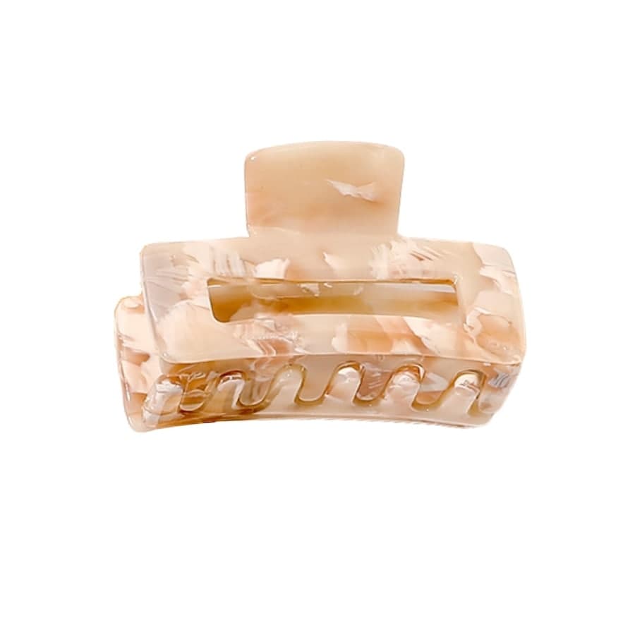 SOHO SOHO Leia Mini Spinka do Włosów - Seashell (Beżowa, 4.2 cm) Klamry i spinki do włosów 1 ct Nude Damski