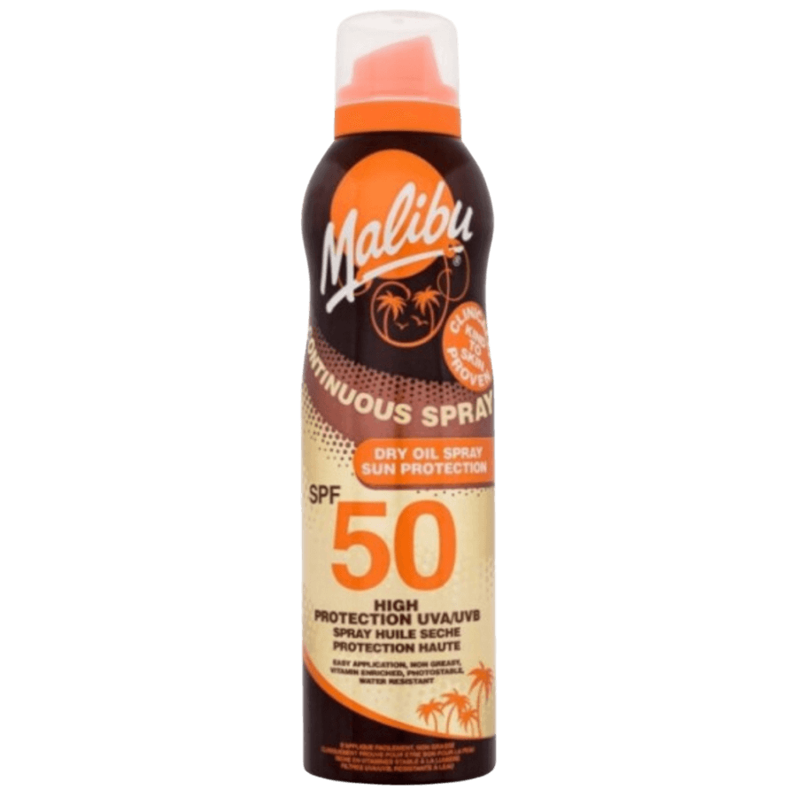 Continuous suchy olejek do opalania w sprayu wodoodporny SPF 50 Ochrona włosów przed słońcem