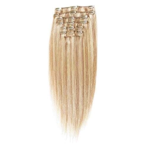 Fashiongirl Przedłużenie włosów Clip-in #613 Blond - 50 cm Przedłużanie włosów 1 ct Jasnobrązowy
