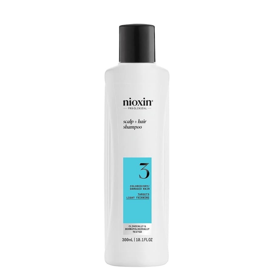 Nioxin System 3 szampon oczyszczający do włosów farbowanych, lekko przerzedzonych, Szampony