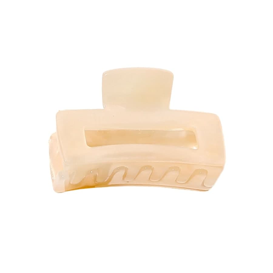 SOHO SOHO Leia Mini Spinka do Włosów - Seashell (Beżowa, 4.2 cm) Klamry i spinki do włosów 1 ct Nude Damski