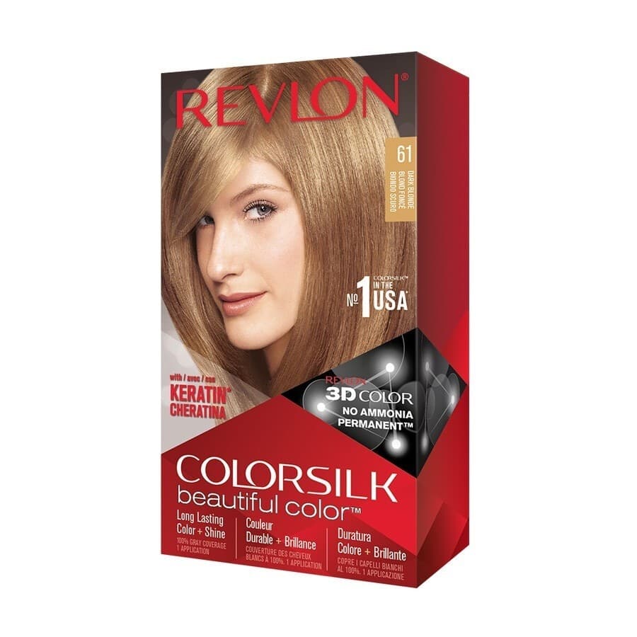 ColorSilk Beautiful Color Trwała koloryzacja Farby do włosów 1 ct Jasnobrązowy