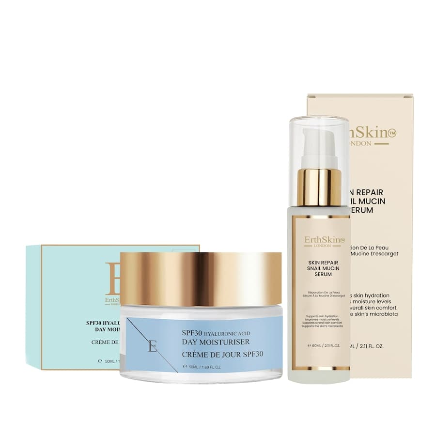 Serum ze śluzem ślimaka do naprawy skóry + krem SPF 30 na dzień Zestawy do pielęgnacji twarzy 1 ct