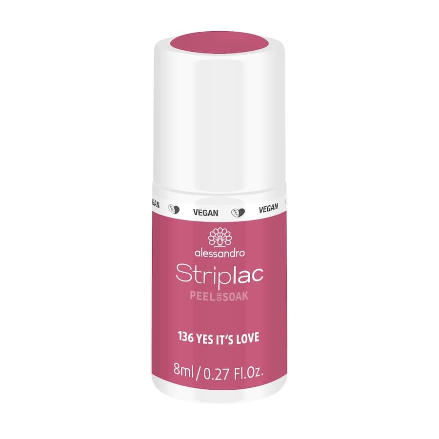 Striplac STRIPLAC PEEL OR SOAK - VEGE Lakiery do paznokci 136 - YES IT´S LOVE