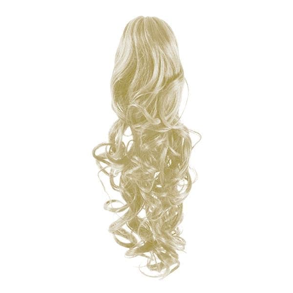 Przedłużanie włosów Clip In Kucyk #60 Platynowy blond- Kręcone Klamry i spinki do włosów 1 ct Srebrny