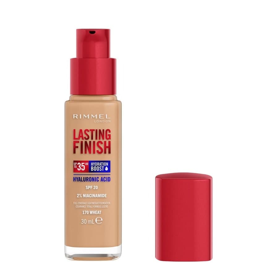 Rimmel Lasting Finish 35h silnie nawilżający i długotrwale kryjący podkład do twarzy z filtrem SPF20 nr 050 Fair Porcelain Podkłady 30