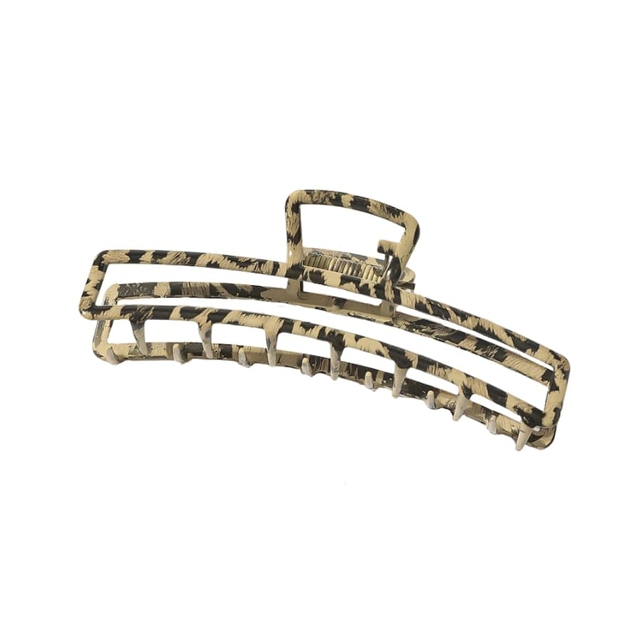 SOHO Leopard metalowa spinka klamra do włosów Klamry i spinki do włosów 1 ct Damski