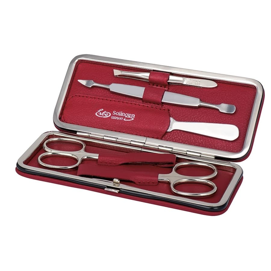 Manicure Clip-Top Case Range "Siena", red,. Kuferki do makijażu 1 ct