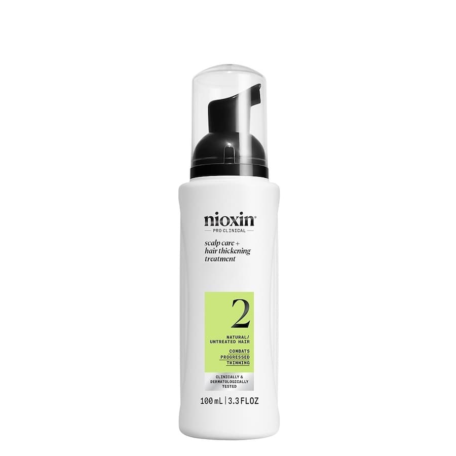 Nioxin System 2 serum bez spłukiwania do skóry głowy i włosów naturalnych, mocno przerzedzonych, Maski do włosów