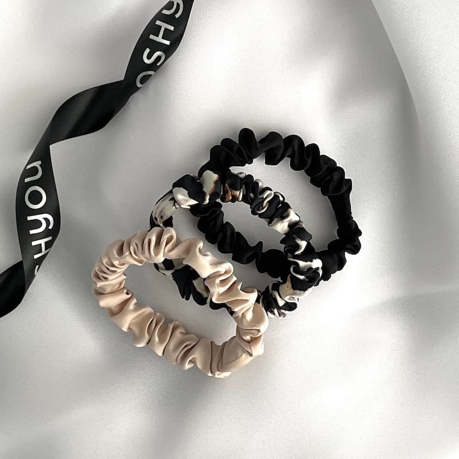 Zestaw gumek scrunchies MINI Gumki do włosów 1 ct