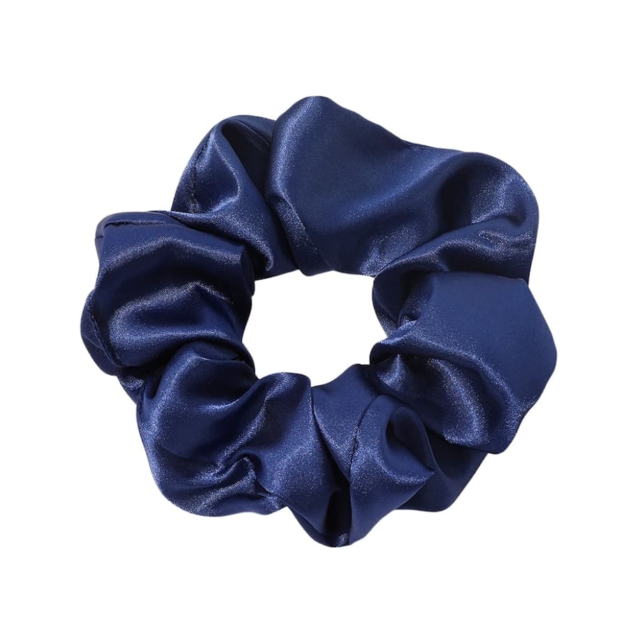SOHO SOHO Satynowa Gumka do Włosów Scrunchie - Ciemnozielona Gumki do włosów 1 ct Czarny Damski