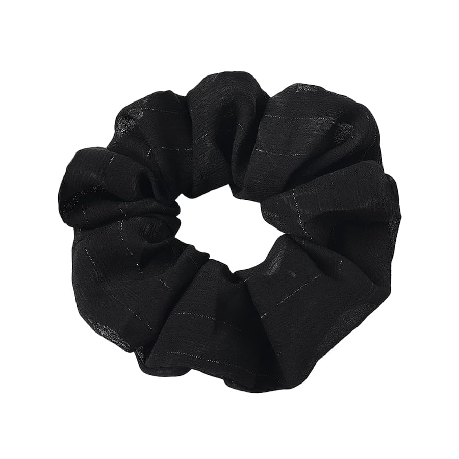 SOHO SOHO Jinn Scrunchie Gumka do Włosów Czarna z Brokatem Gumki do włosów 1 ct Czarny Damski