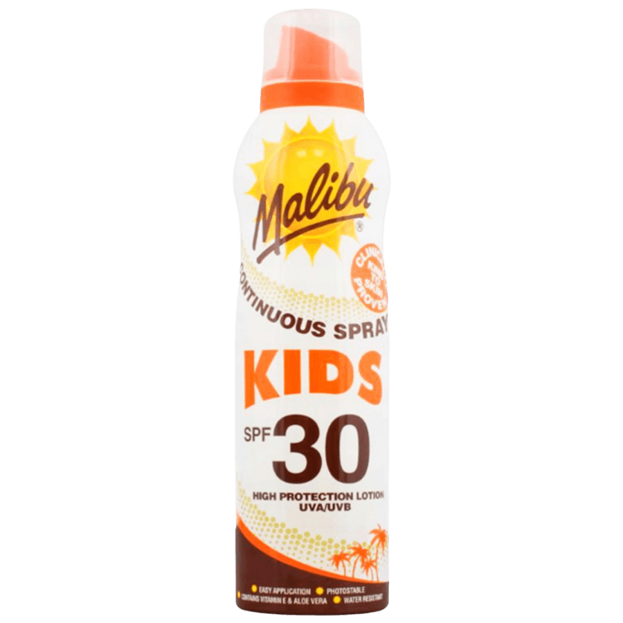 Kids spray przeciwsłoneczny dla dzieci wodoodporny z witaminą E i SPF 30 Ochrona przeciwsłoneczna dla dzieci