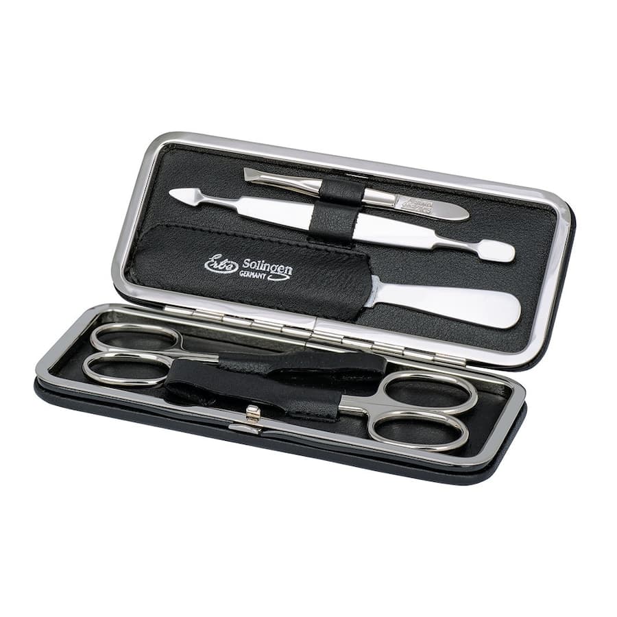 Manicure Clip-Top Case Range "Siena", black,. Kuferki do makijażu 1 ct