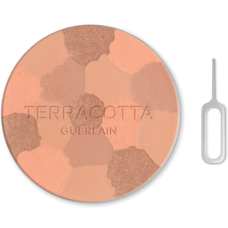 Terracotta Light Puder z 96% składników pochodzenia naturalnego Wkład wymienny Konturowanie twarzy 01 Light Warm