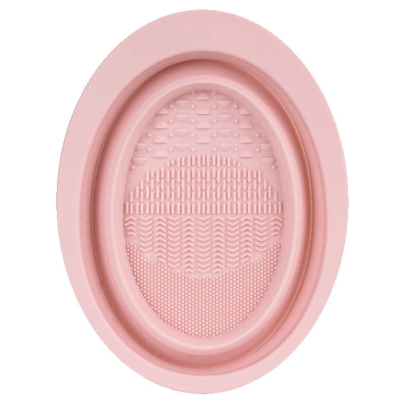 Foldable Brush Cleasing Bowl Płyny do czyszczenia pędzli 1 ct Różowy