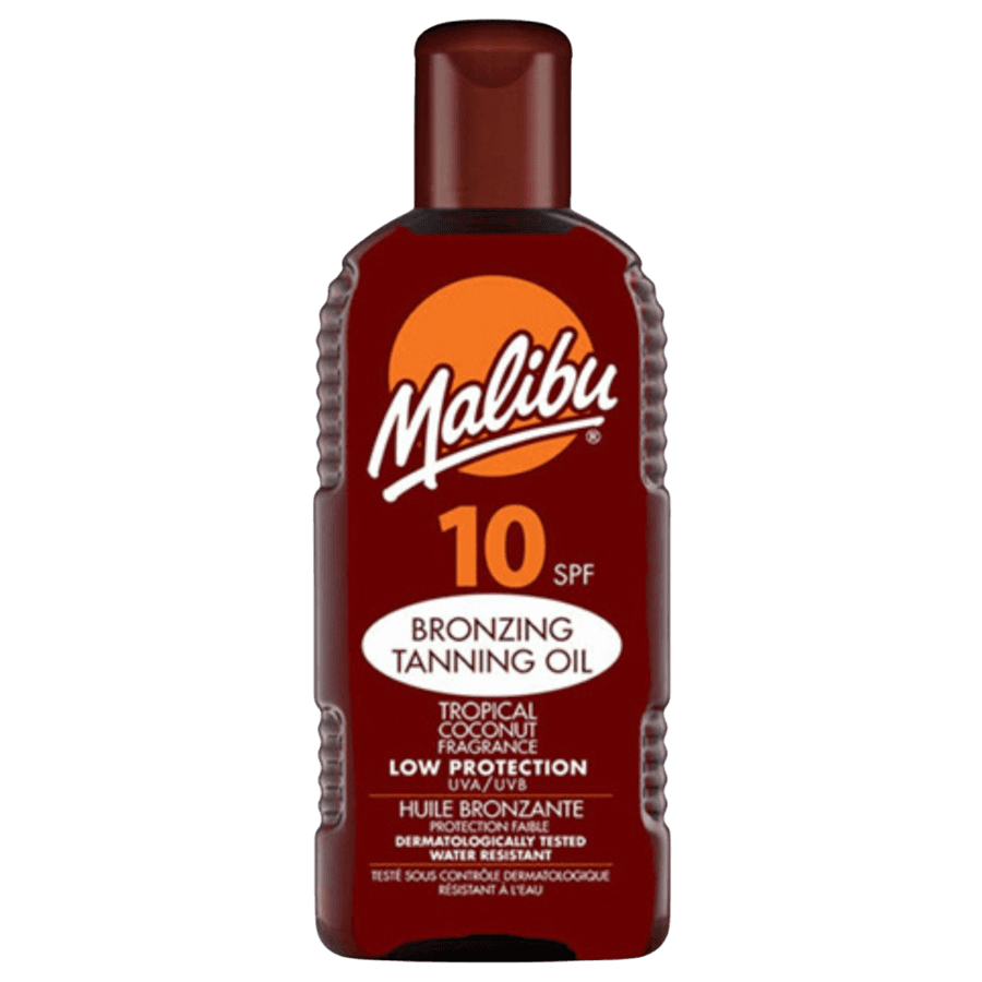 Bronzing Tanning Oil olejek do opalania brązujący tropikalny kokos SPF10 Ochrona przeciwsłoneczna