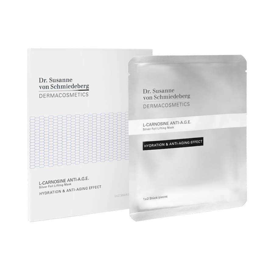 L-Carnosine Anti-A.G.E. Silver Foil Lifting Mask Maseczki przeciwzmarszczkowe 1 ct