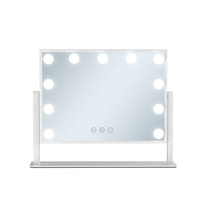 Paris Lusterko do makijażu z 11 lampkami LED Lusterka kosmetyczne 1 ct Biały
