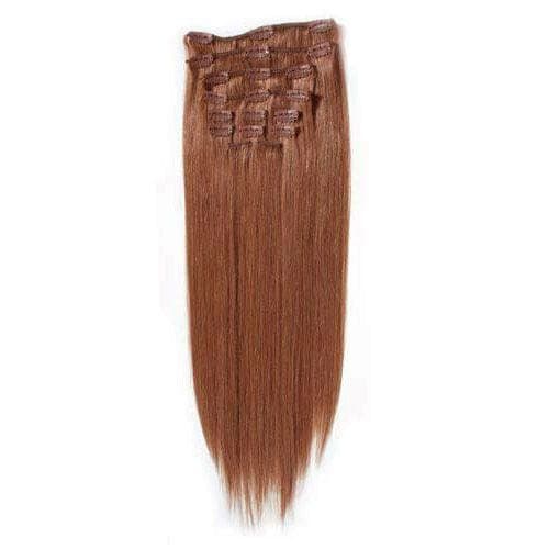 Fashiongirl Doczepiane Włosy Clip In - 65 cm - #60 Platynowy Blond Przedłużanie włosów 1 ct Brązowy